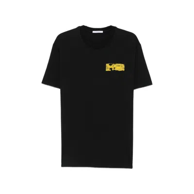 Givenchy Logo-embroidered T-shirt In Black