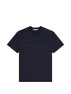 Givenchy Logo-embroidered T-shirt In Blue