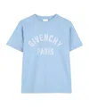 Givenchy Logo-embroidered T-shirt In Blue