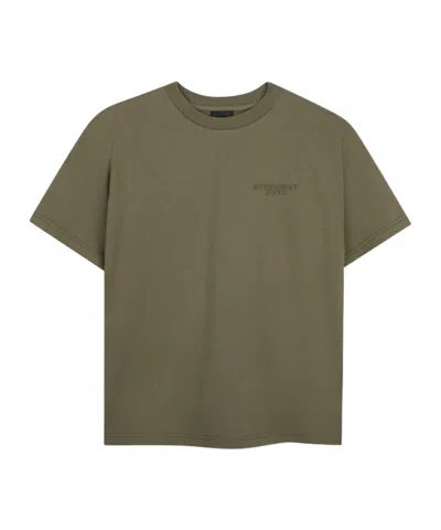 Givenchy Logo-embroidered T-shirt In Green