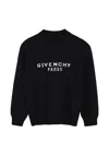 Givenchy Logo-intarsia Sweater In Black