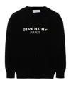 Givenchy Logo-intarsia Sweater In Black