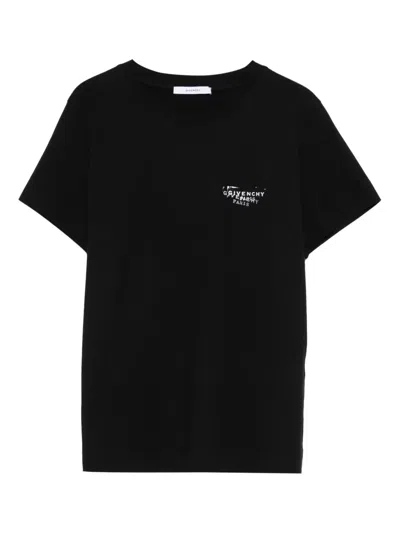 Givenchy Logoo-print T-shirt In Black