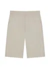 Givenchy Logo-patch Chino Shorts In Neutral