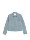 Givenchy Logo-patch Denim Jacket In Blue