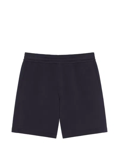 Givenchy Logo-patch Shorts In Blue