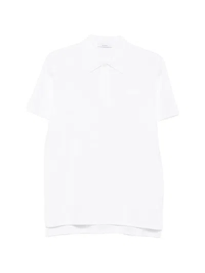 Givenchy Logo-patch Short-sleeve Polo Shirt In White