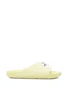 Givenchy Logo-patch Slide Sandals In Yellow