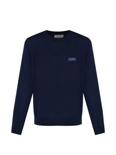 GIVENCHY LOGO-PATCH SWEATER
