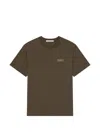 Givenchy Paris Gros Grain Cotton T-shirt In Green