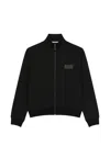 Givenchy Logo-patch Zip-up Sweatshirt In Multi