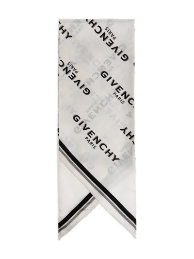 GIVENCHY LOGO-PATTERN SCARF