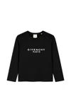 Givenchy Logo-print Long-sleeve T-shirt In Black