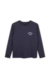 Givenchy Logo-print Long-sleeve T-shirt In Black