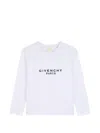 Givenchy Logo-print Long-sleeve T-shirt In Blue