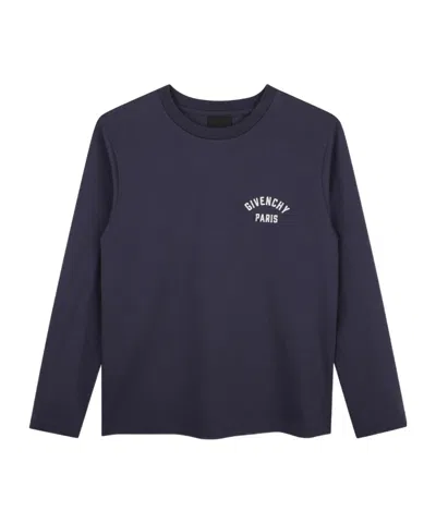 GIVENCHY LOGO-PRINT LONG-SLEEVE T-SHIRT