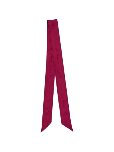 Givenchy Logo-print Scarf In Red