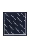 Givenchy Logo-print Silk Scarf In Orange