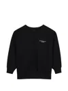 Givenchy Crew Neck Logo Sweatshirt In Black