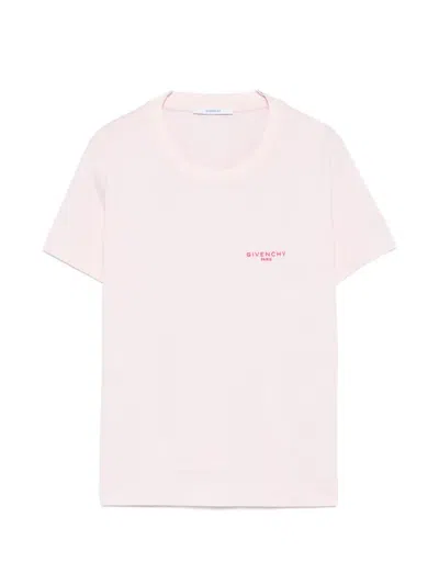 Givenchy Logo-print T-shirt In Pink