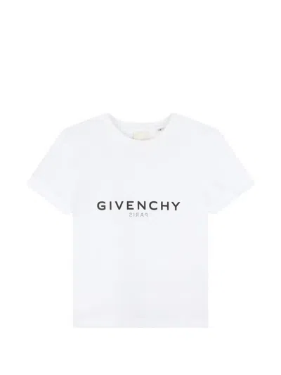 Givenchy Kids' Logo-print T-shirt In White