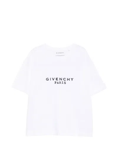 Givenchy Kids' Logo-print T-shirt In White