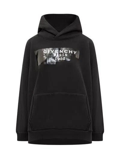Givenchy Logo-stamped Sweatshirt In Black
