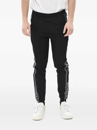 Givenchy Logo-tape Slim-fit Track Pants In Black