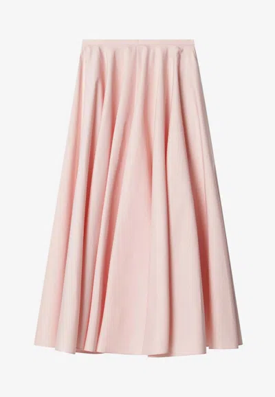 Givenchy Long Circular Skirt In Pink