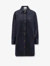 Givenchy Buttoned Denim Shirt In Blue