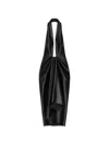 Givenchy Long Dress Draped Neck Open Back In Black