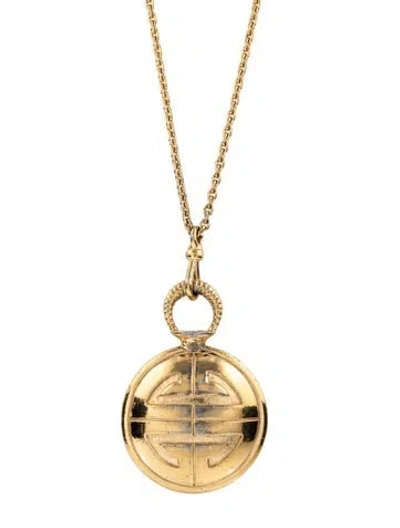 Pre-owned Givenchy Long Pendant 'missed Pearl' Necklace, 38" In Multicolor
