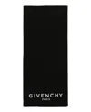 Givenchy Long Rectangular Scarf With Prominent Logo Graphic