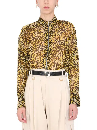 Givenchy Long Shirt In Multicolour