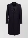 Givenchy Blue Single-breasted Long Coat