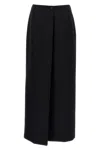 Givenchy Long Skirt Back Slit In Black