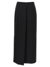 Givenchy Long Skirt Back Slit In Black