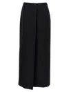 Givenchy Long Skirt Back Slit In Black