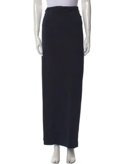 Pre-owned Givenchy Long Skirt In Blue