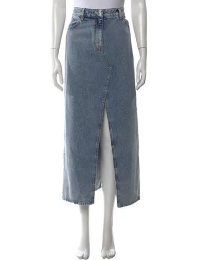 Pre-owned Givenchy Long Skirt In Blue