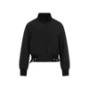 GIVENCHY LONG SLEEVE BLACK BELTED BLOUSON FOR WOMEN
