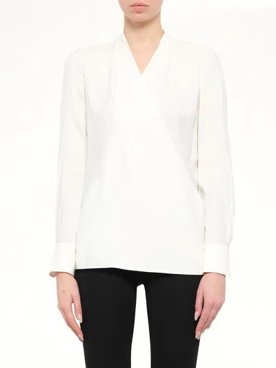 Givenchy Long Sleeve Blouse In Natural