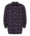 Givenchy Long Sleeve Check Shirt In Black