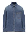 Givenchy Classic Denim Shirt With Button-up Front In Blue