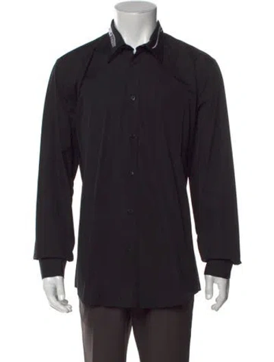 Pre-owned Givenchy Long Sleeve Dress Shirt In Black