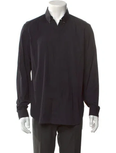 Pre-owned Givenchy Long Sleeve Dress Shirt In Black