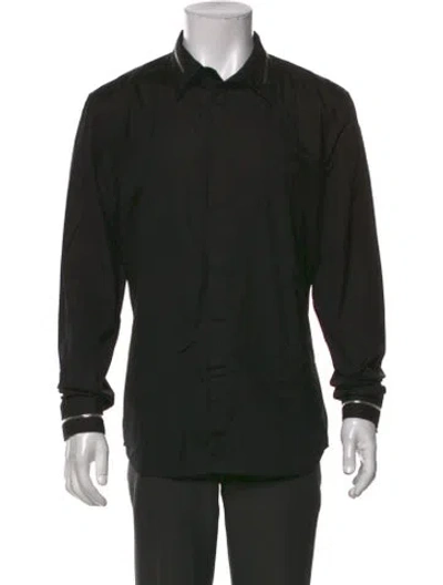 Pre-owned Givenchy Long Sleeve Dress Shirt In Black