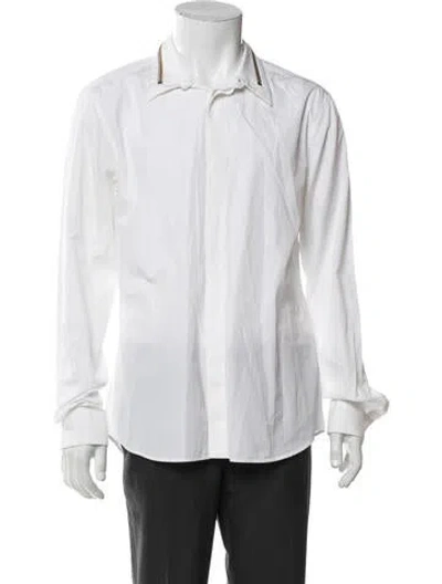 Pre-owned Givenchy Long Sleeve Dress Shirt In Neutral