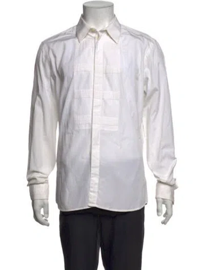 Pre-owned Givenchy Long Sleeve Dress Shirt In Neutral