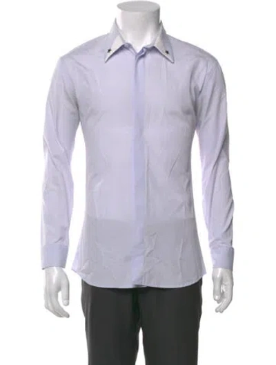 Pre-owned Givenchy Long Sleeve Dress Shirt In White